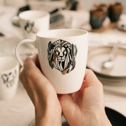 Tasse 360 ml Lion | Flow Solatelier Africa