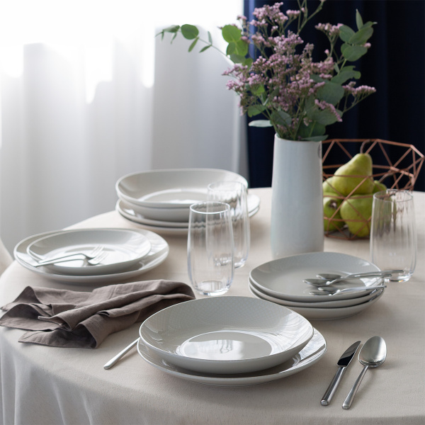 Assiettes à dessert Coupe 21 cm 4 pcs | Elements North