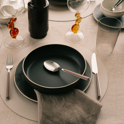 Assiette creuse U-Coupe 22 cm - Gaya Elements Terra North