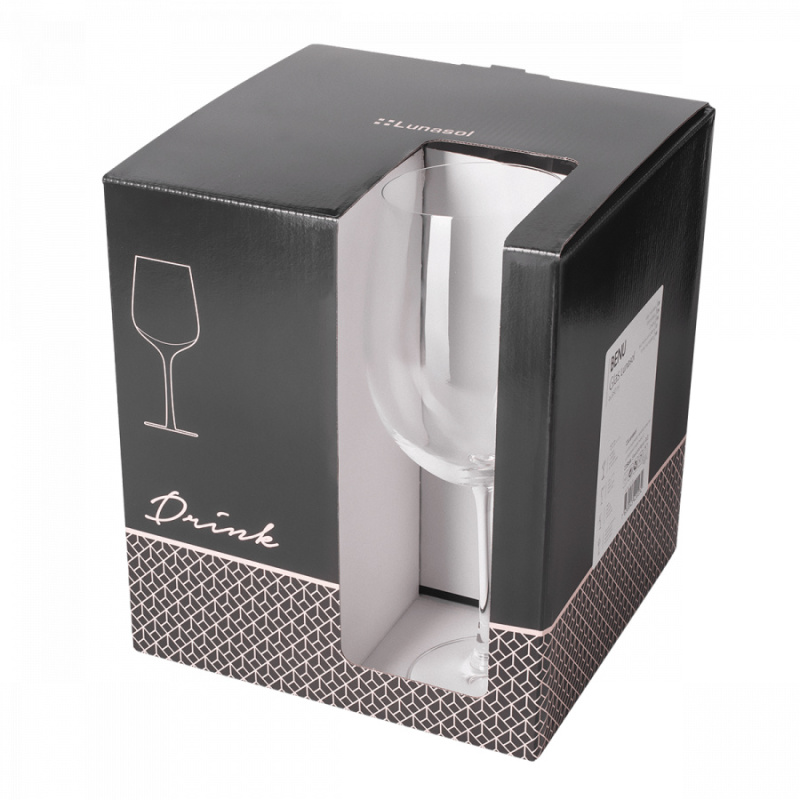 Verres à vin rouge 850 ml lot de 4 - Benu Glas Lunasol META Glas