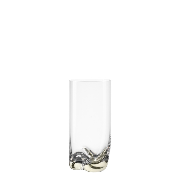 Verres à fond beige Long drink 350 ml lot de 6 - Anno Glas Lunasol Color