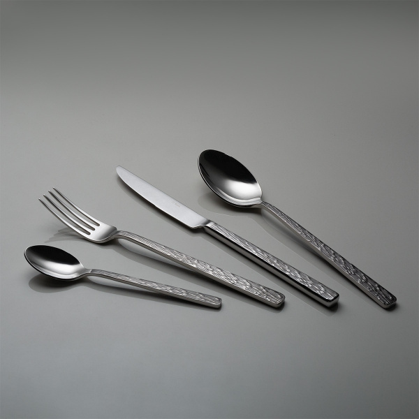 Set de couverts 16 pcs – Sardegna Waterfall manche en graphite