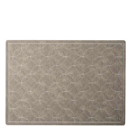 Set de table Stitch taupe 45×32 cm | Elements Ambiente