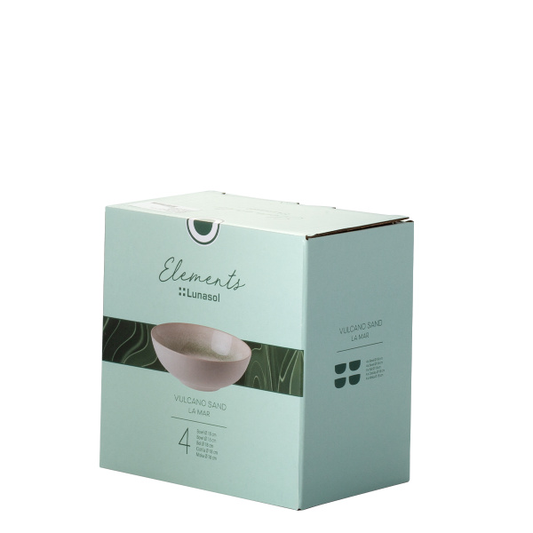 Set de 4 bols | Vulcano Sand la mar