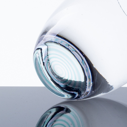Verre Tumbler 460 ml avec fond turquoise | Optima Glas