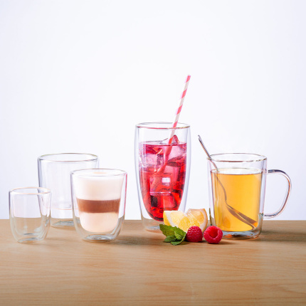 Verre BASIC Glas Double Wall 70 ml - lot de 4