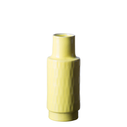 Vase 21 cm jaune | Milady Solatelier