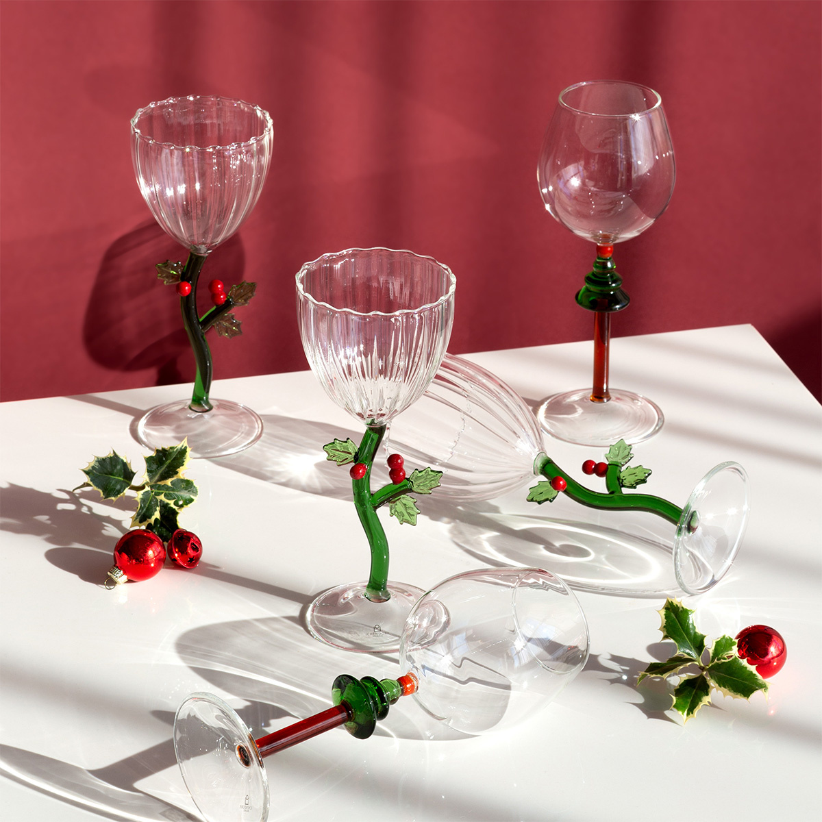 Verre à pied sapin de Noël | Ichendorf