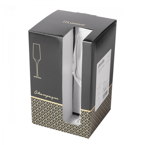 Flûtes à champagne 205 ml set de 4 - Univers Glas Lunasol META Glass