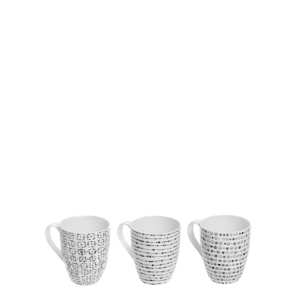 Set de tasses 3 pièces - Basic Dots