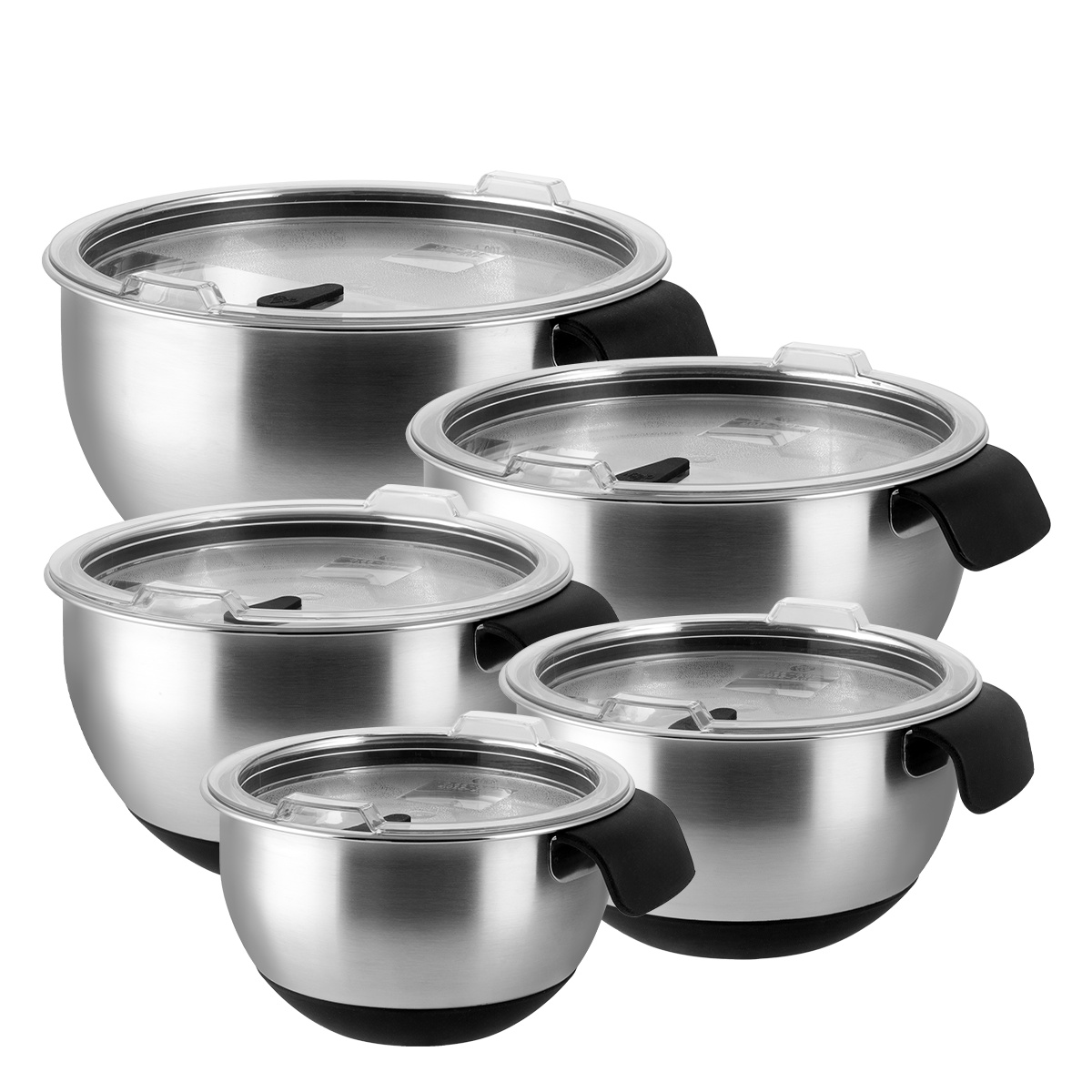 Set de bols mélangeurs avec couvercle, 10 pièces — Basic Kitchen