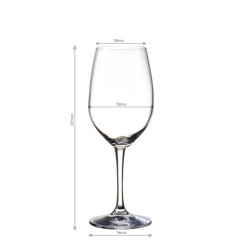 Verres à vin rouge 380 ml lot de 4 - BASIC Glas Lunasol META Glass