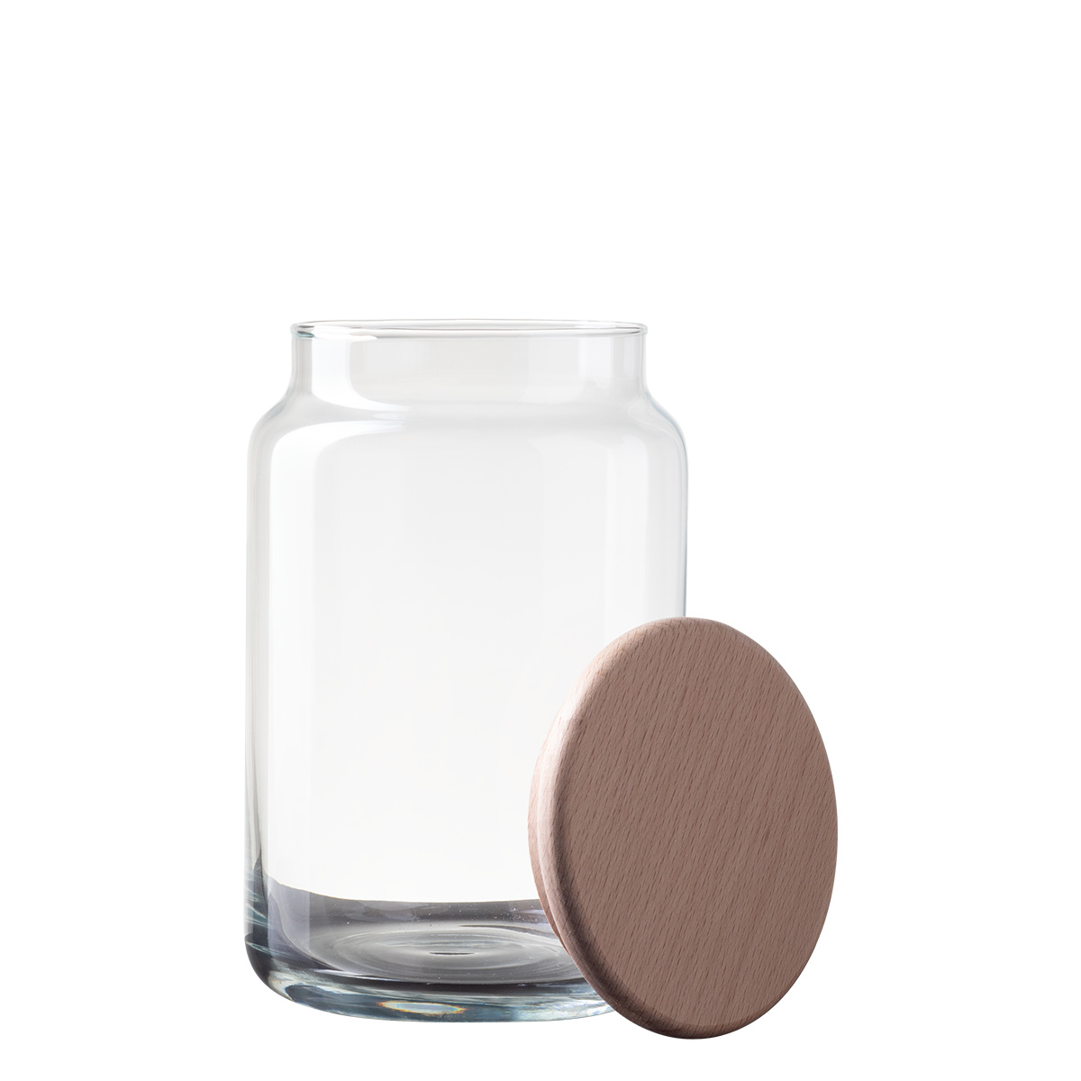 Récipient en verre avec couvercle 0,93 l | Basic Kitchen