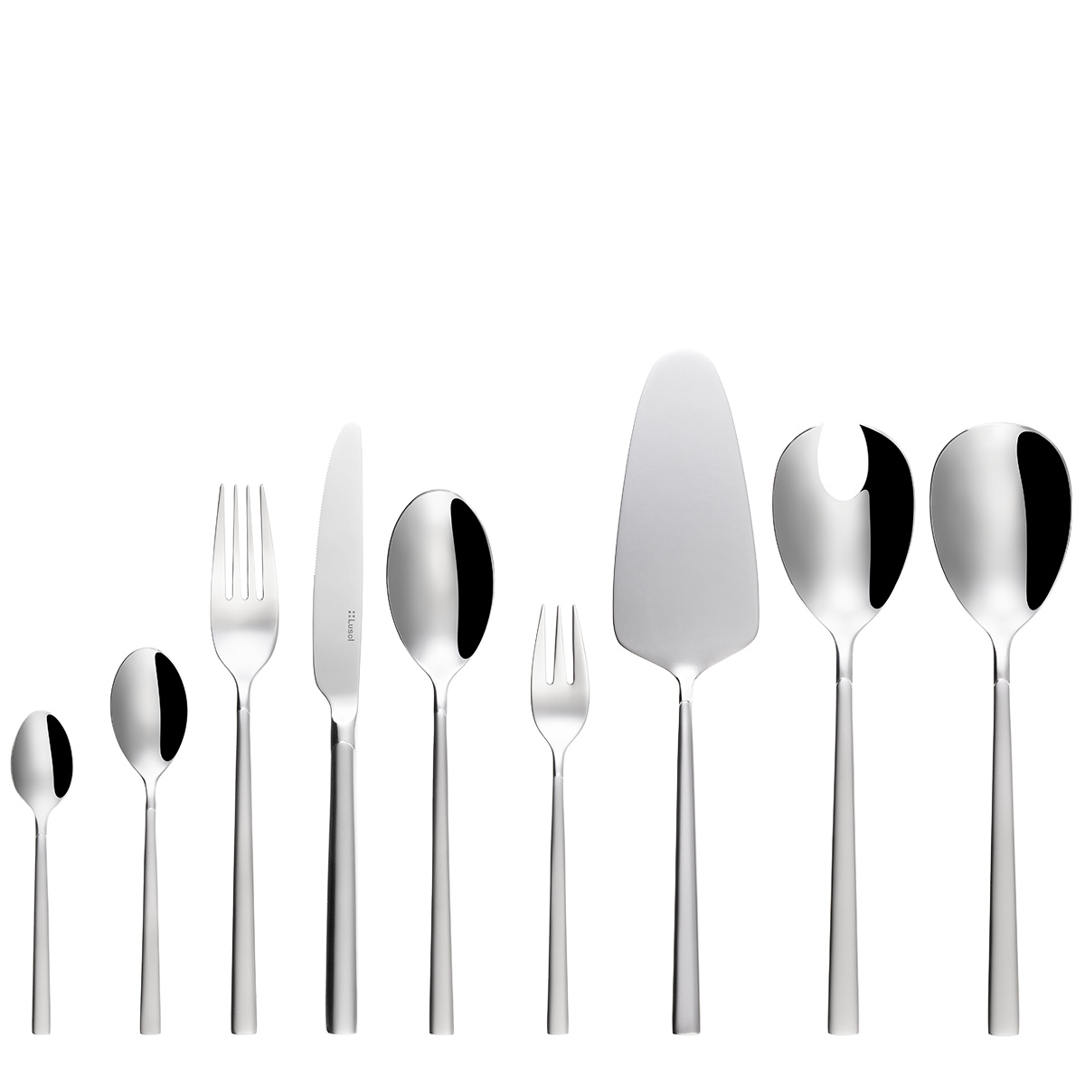 Set de couverts 39 pcs – Portofino, finition partiellement satinée