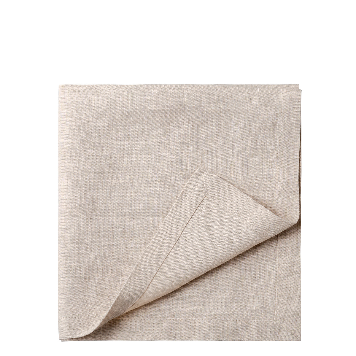 Serviettes en lin couleur craie 50 x 50 cm 2 pcs - Gaya Ambiente