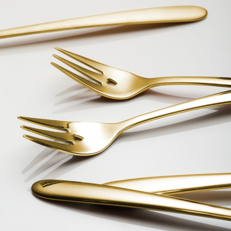 Coffret cadeau avec cœur 6 pièces doré | Love Cutlery