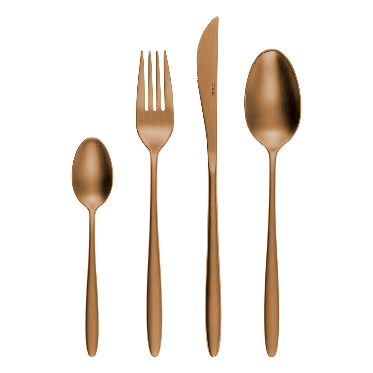Ménagère 16 pièces Vivo rose gold | Sola