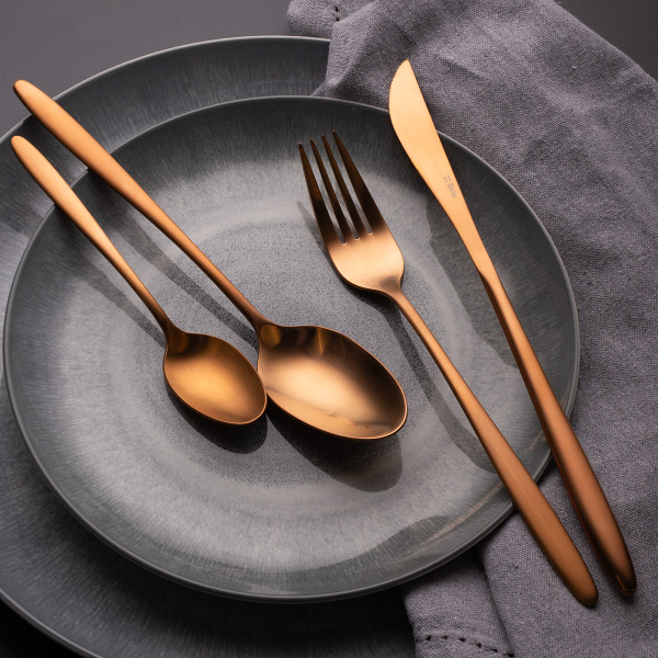 Ménagère 16 pièces Vivo rose gold | Sola