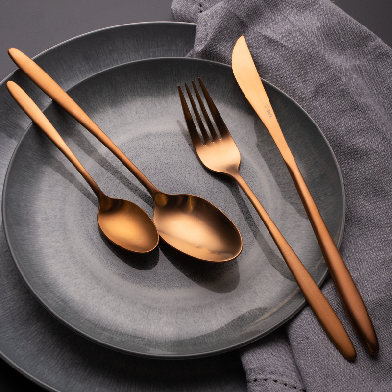 Ménagère 16 pièces Vivo rose gold | Sola