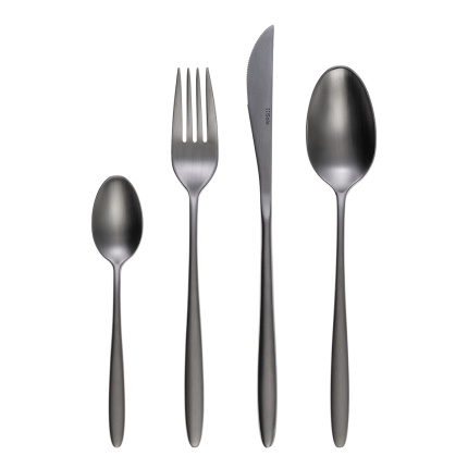 Ménagère 16 pièces Vivo gris clair | Sola