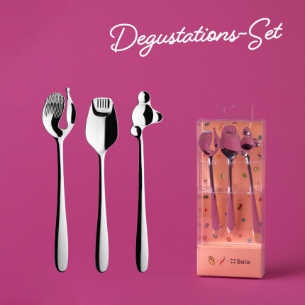 Ménagère de dégustation 3 pièces - Alpha