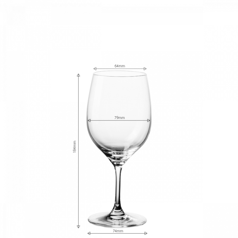 Verres à vin blanc 310 ml lot de 4 - Anno Glas Lunasol META Glass