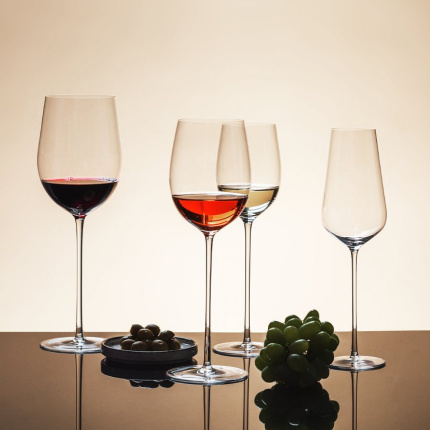 Verres à vin rouge 650 ml lot de 2 - FLOW Glas Platinum Line