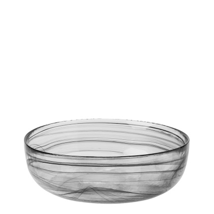 Bol noir 21 cm - Elements Glass