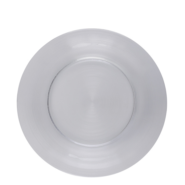 Assiette plate 30 cm set 4 pcs - Basic Chic Glas