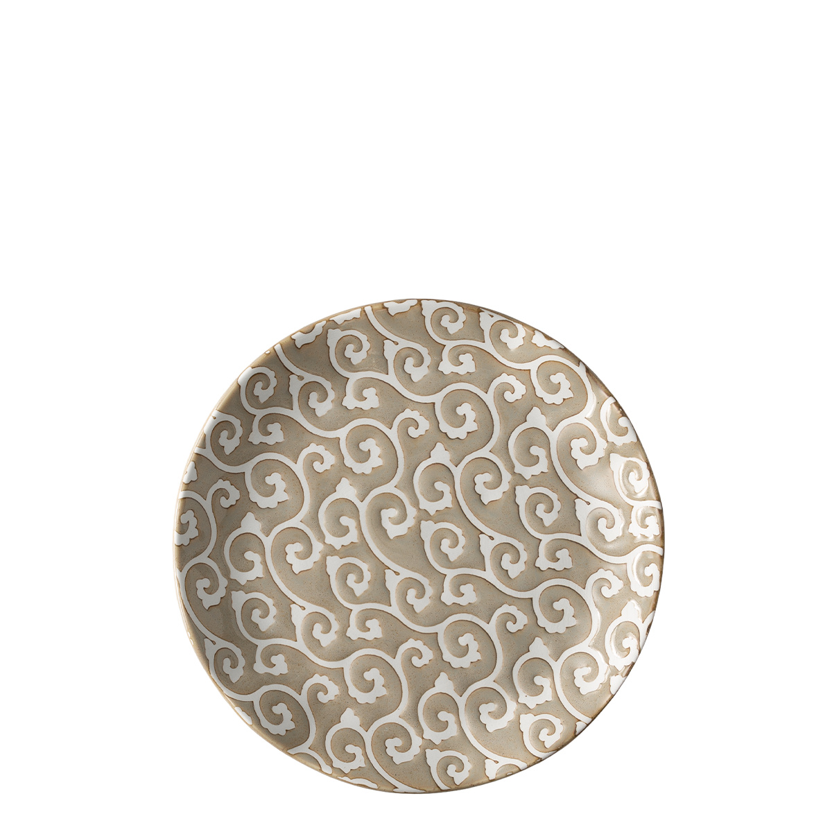 Assiette plate Wavy 20,5 cm | Levante Pearl