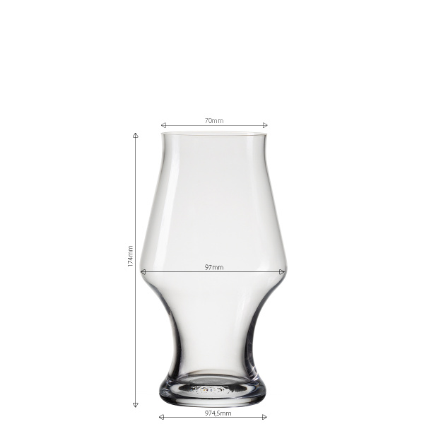 Verres à bière 500 ml lot de 4 - Univers Glas Lunasol