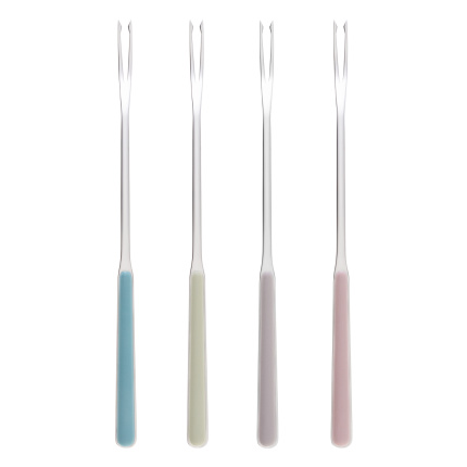 Fourchettes à fondue viande 4 pcs pastel | Gallery Sola
