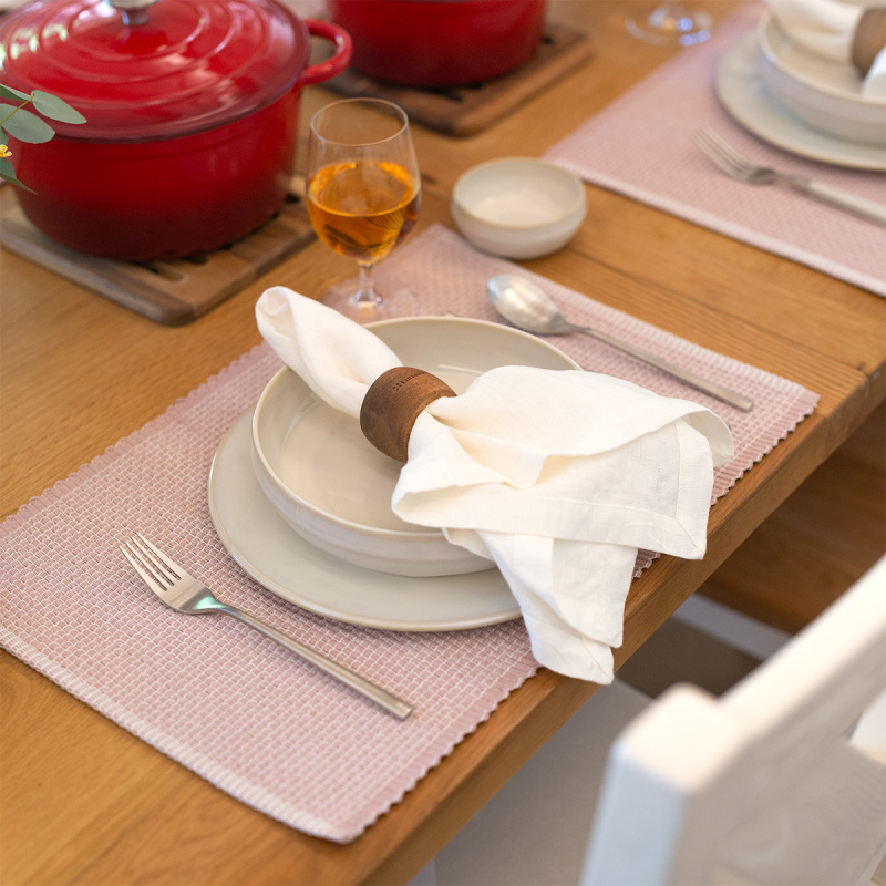 Set de table vieux rose 33 x 49 cm – Elements Ambiente