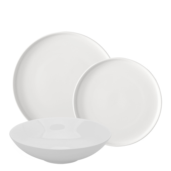 Service de porcelaine 12 pcs — Gaya Atelier blanc