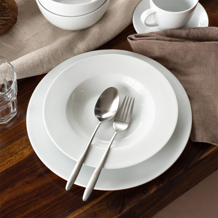Assiette creuse set 4 pcs - BASIC