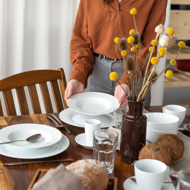 Assiette creuse set 4 pcs - BASIC