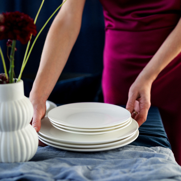 Assiette plate coupe 28 cm - Premium Platinum Line