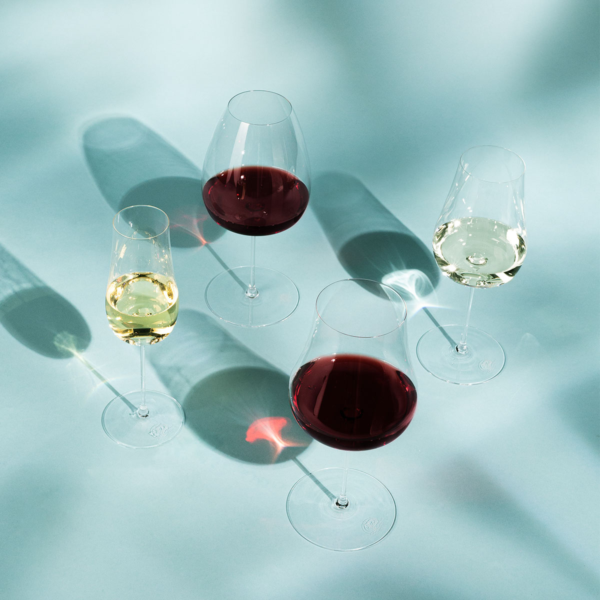 Verres à vin blanc 400 ml lot de 2 – Green Wave Platinum Line Lunasol II