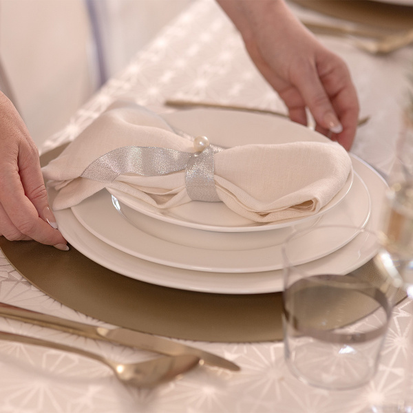 Service en porcelaine 19 pièces – Premium Platinum Line