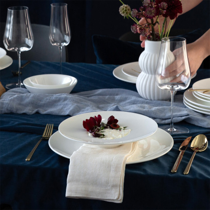Assiette plate coupe 28 cm - Premium Platinum Line