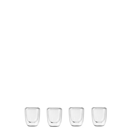 Verre BASIC Glas Double Wall 70 ml - lot de 4