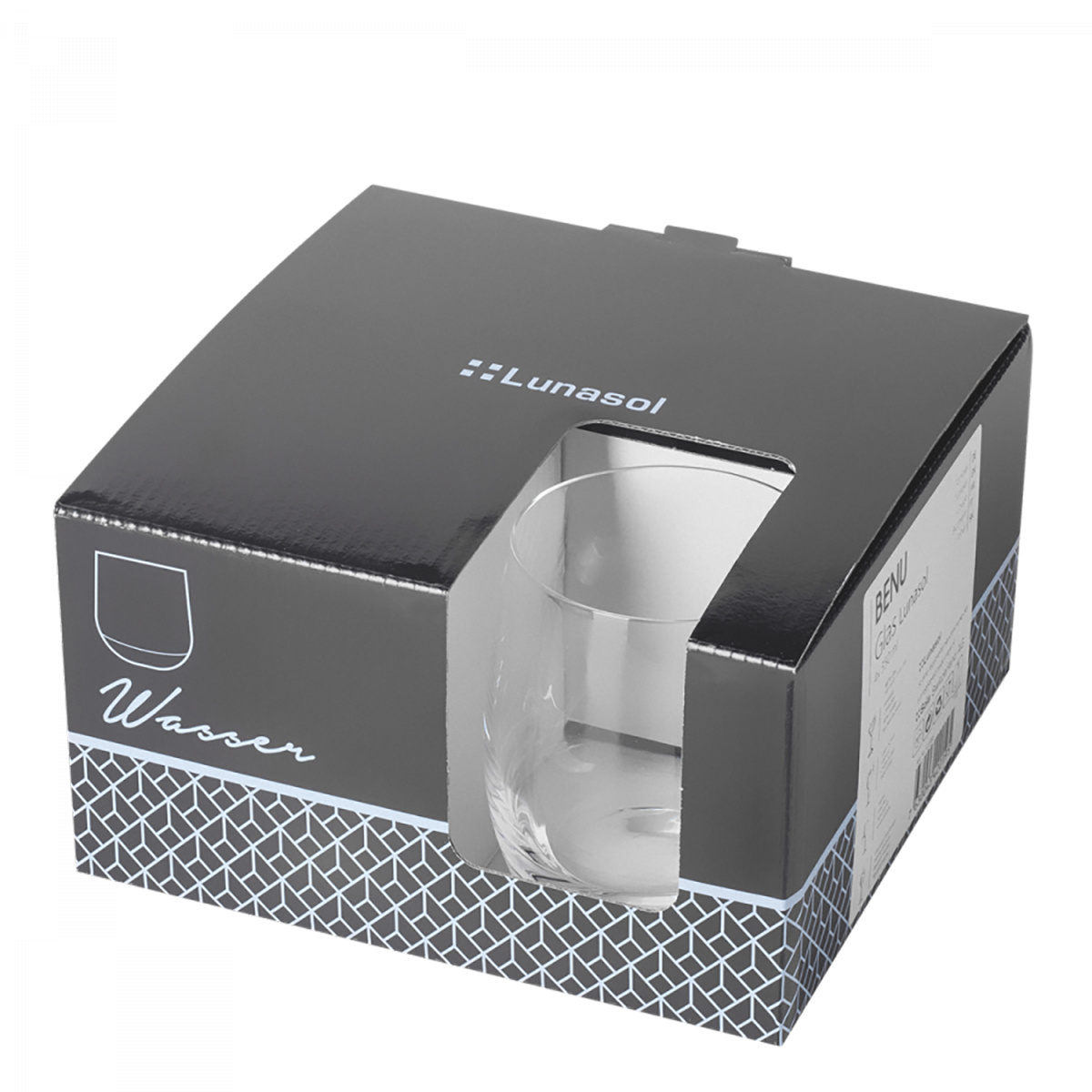Verres Tumbler 350 ml set de 4 - Benu Glas Lunasol META Glass