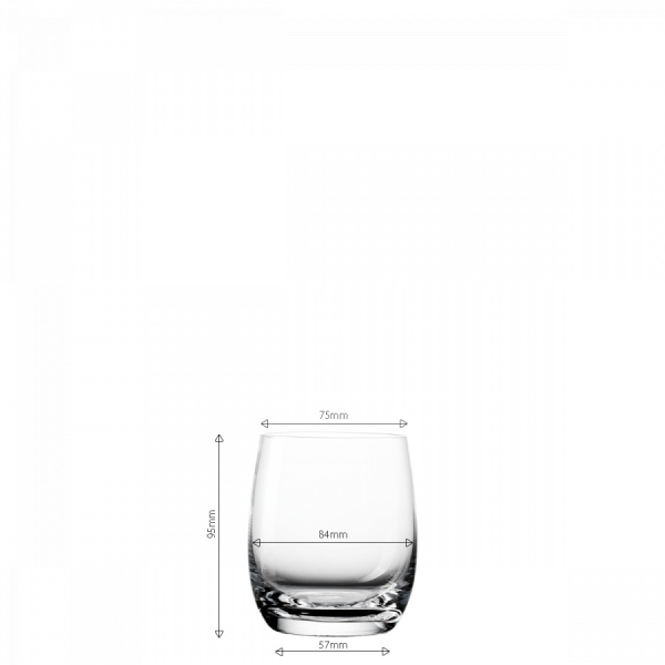 Verres Tumbler 350 ml set de 4 - Benu Glas Lunasol META Glass