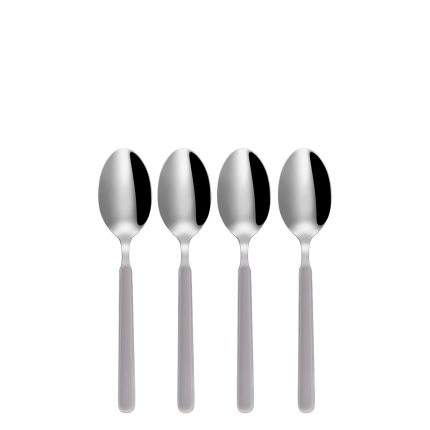 Set de 4 cuillères à café - Gallery beige