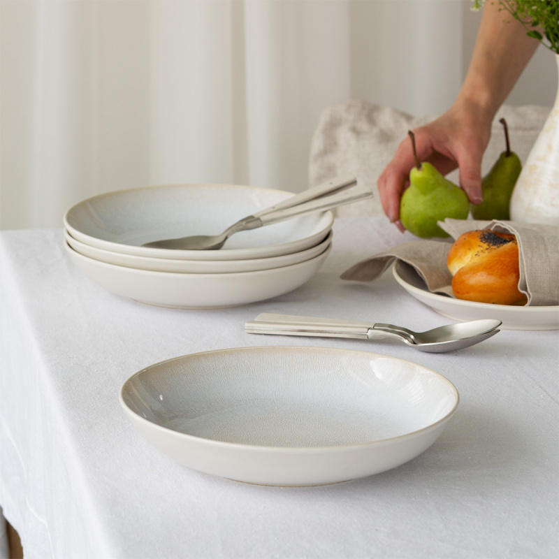 Assiette creuse, ronde, Coupe, 23 cm, set de 4 pièces, Elements North