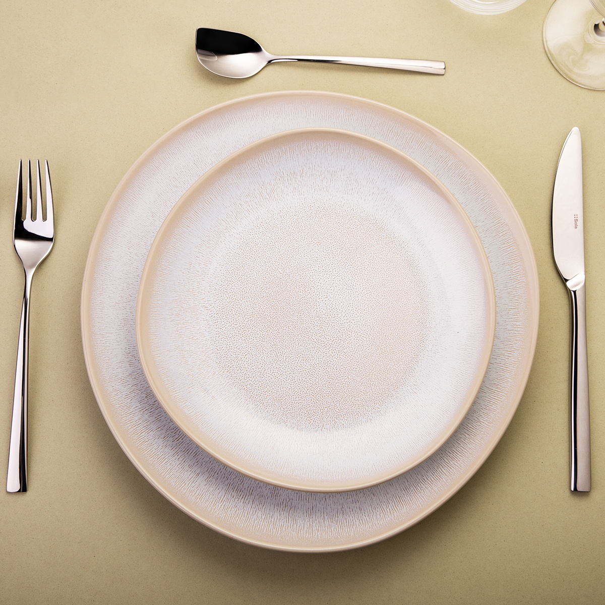 Set d'assiettes en céramique 12 pcs – Elements North Organic