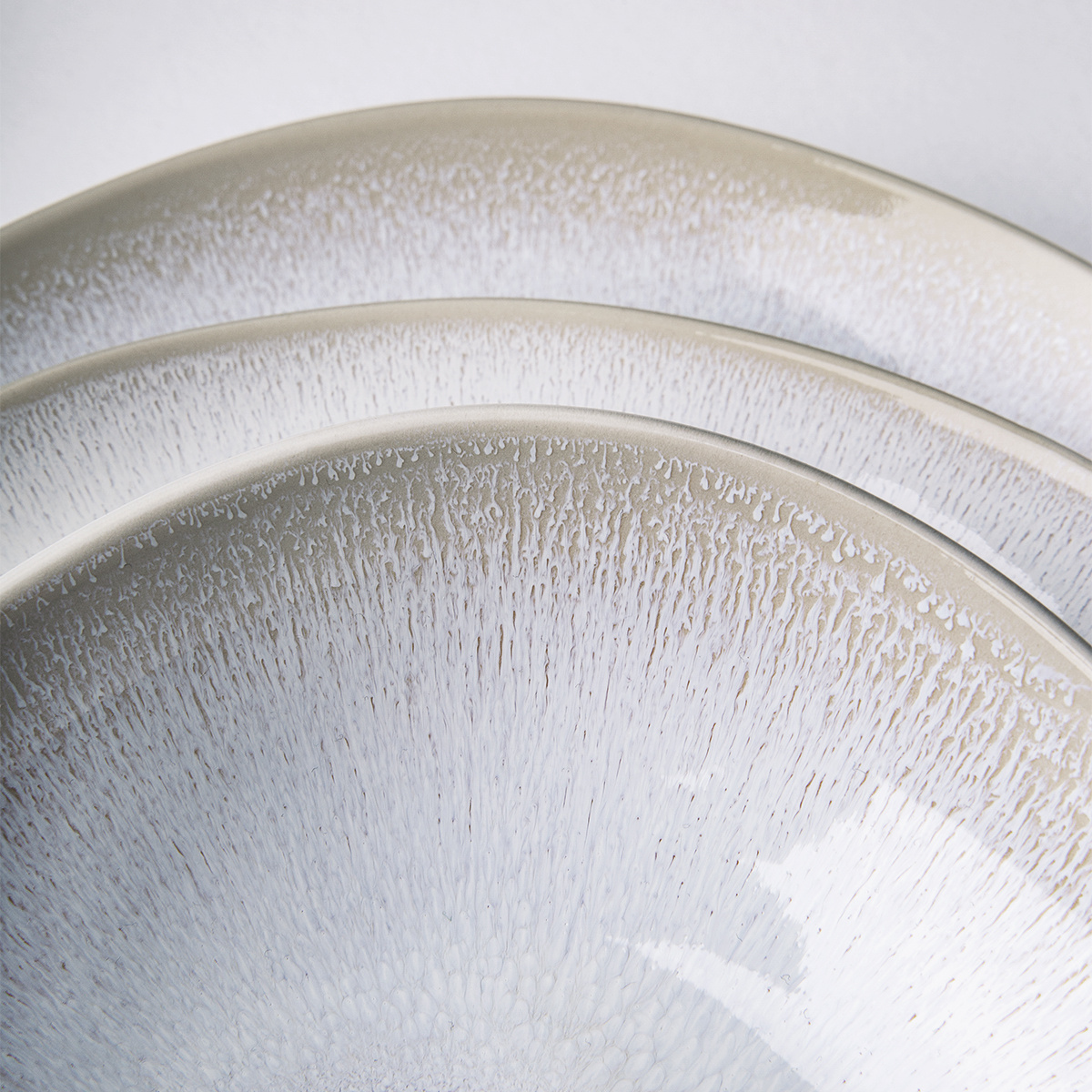 Set d'assiettes en céramique 12 pcs – Elements North Organic