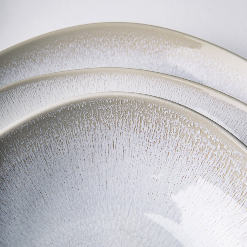 Set d'assiettes en céramique 12 pcs – Elements North Organic