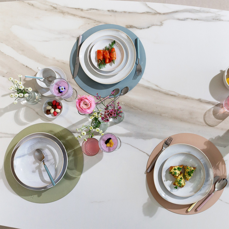 Assiette, plate, ronde, Coupe, 21 cm, set de 4 pièces, Elements North