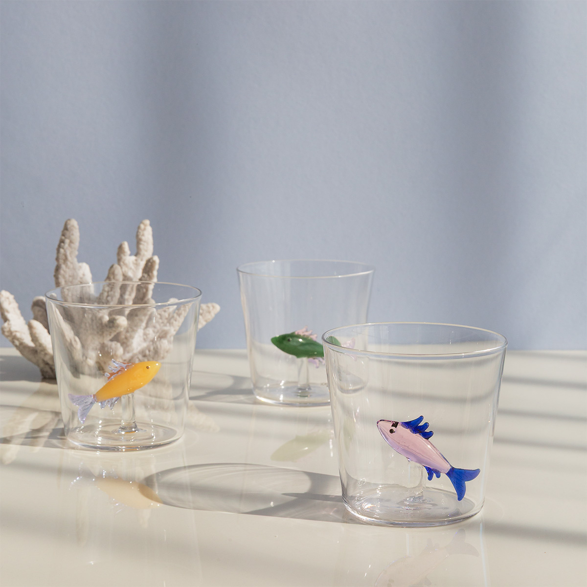 Verre avec sardine rose | Ichendorf